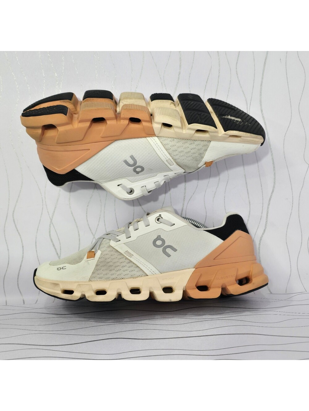 On Running Cloudflyer 4 Women’s 7.5 White Copper Running Shoes 71.98667